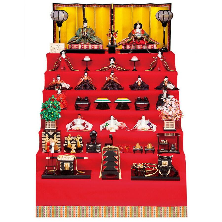 平安豊久 雛人形 ひな人形 七段飾り 十五人飾り 清水久遊作 東山 京六