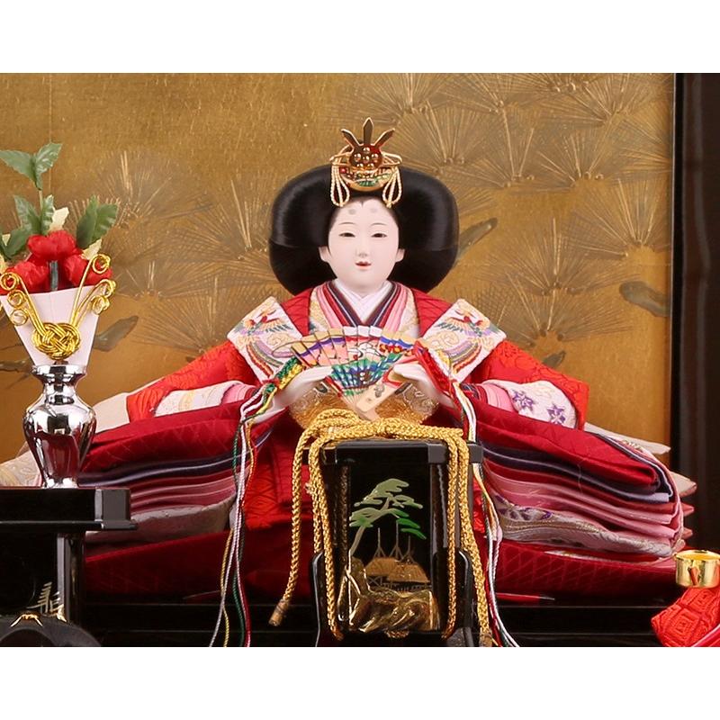 平安豊久 雛人形 ひな人形 雛 三段飾り 五人飾り 平安豊久作 宮 平安豊久 雛人形 ひな人形 雛 三段飾り 五人飾り 平安豊久作 宮