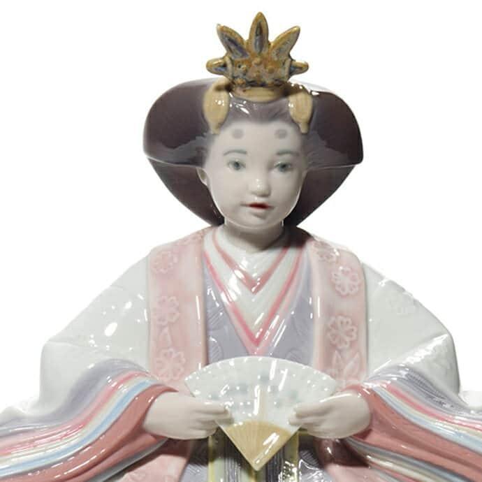 LLADRO（リヤドロ） 雛人形 コンパクト ひな人形 雛 親王飾り 60周年