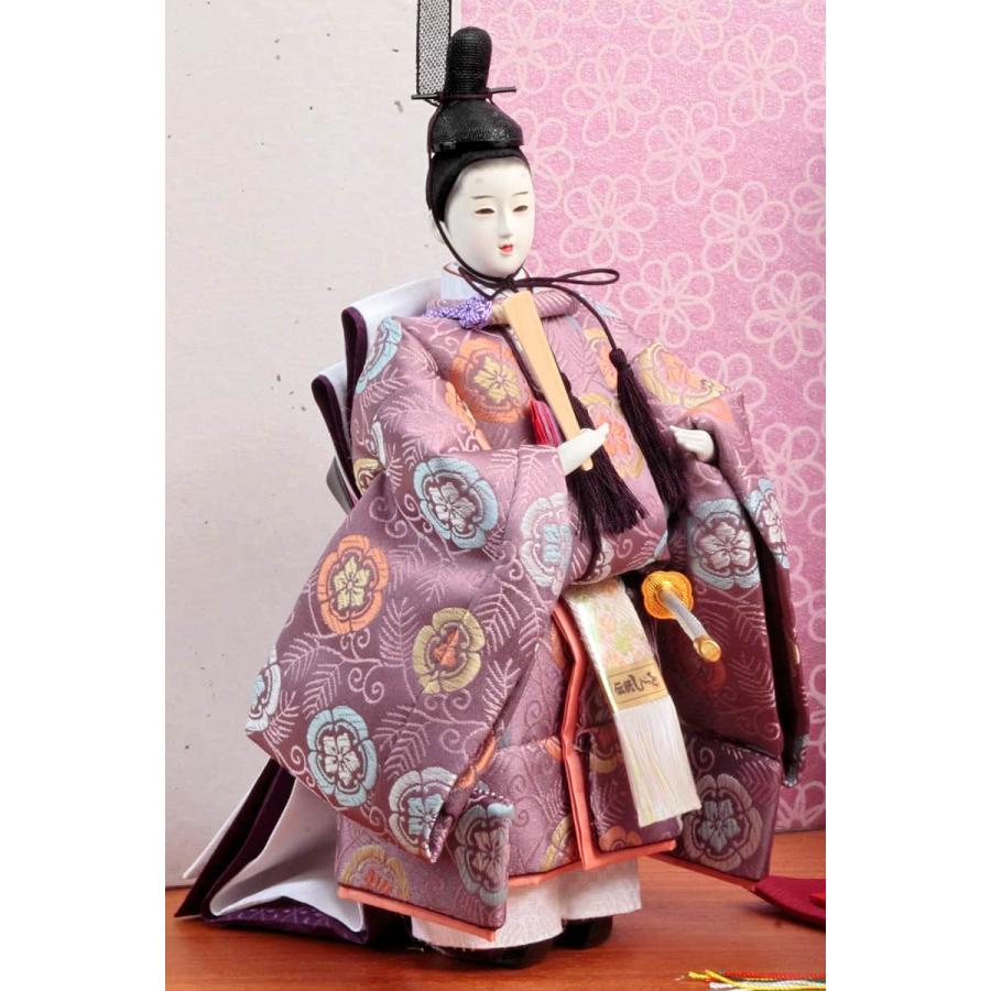 久月作 立雛人形 紫・赤 久月作 立雛人形 紫・赤 久月作 立雛人形 紫・赤