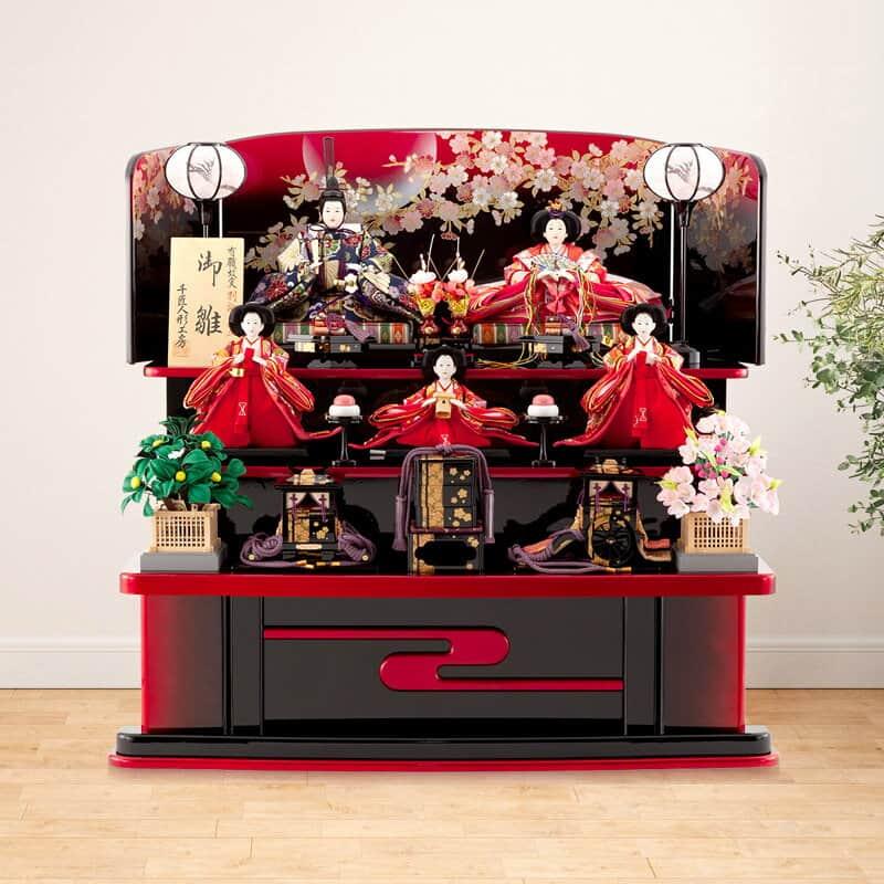 雛人形 ひな人形 雛 三段飾り 五人飾り 有職故実 別誂之仕立 御雛 京十