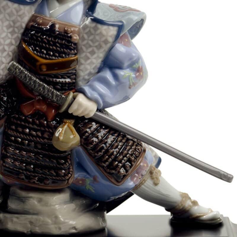 LLADRO（リヤドロ） 五月人形 桃太郎 子供大将飾り 浮世人形 台座付