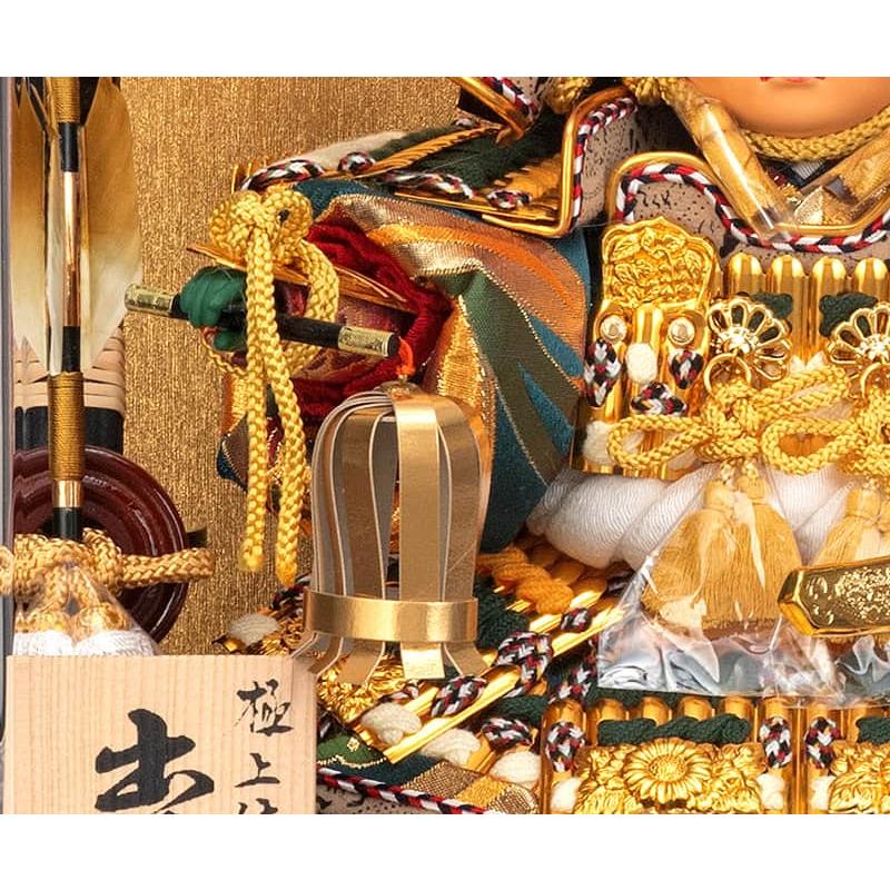 五月人形 子供大将飾り 武者人形 ケース飾り 平安一甲作 出世 五月人形 子供大将飾り 武者人形 ケース飾り 平安一甲作 出世