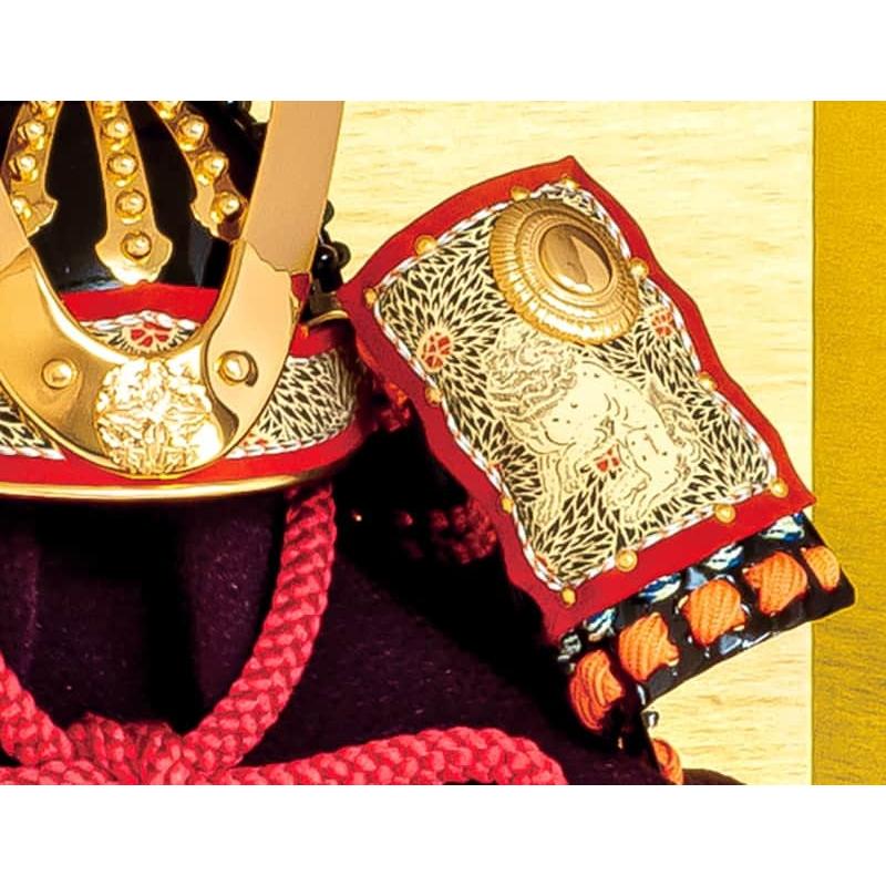 五月人形 豊久 源頼朝 兜平飾り 兜飾り 加藤鞆美作 正絹糸威 三分の一