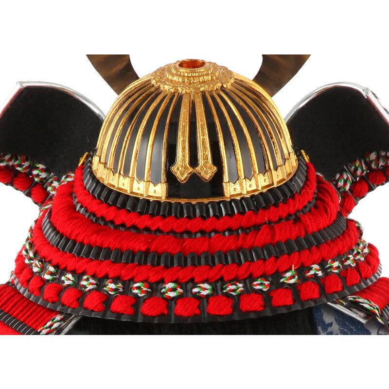 五月人形段飾り 子供大将 五月人形 鎧着子供大将 縹威 / おしゃれでコンパクトなかわいい