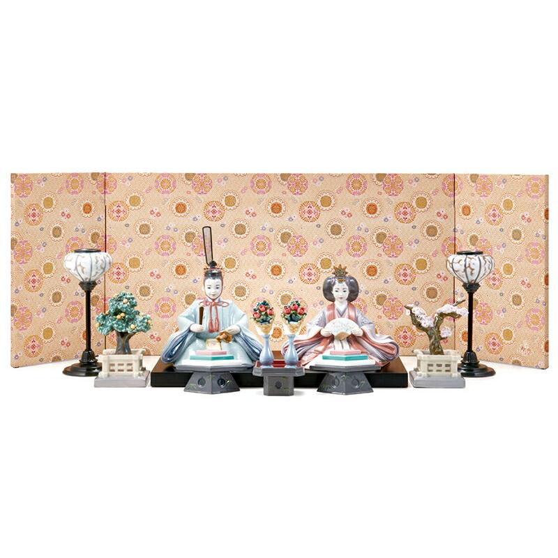 リヤドロ 雛人形 Lladro ひな人形 雛 平飾り 親王飾り 春雛 フルセット