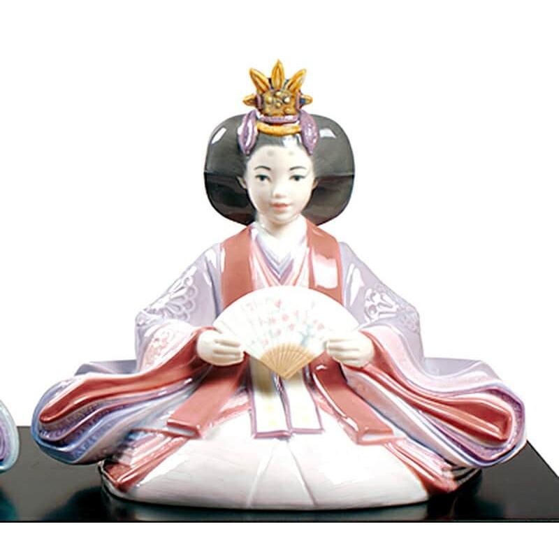 リヤドロ 雛人形 Lladro コンパクト ひな人形 雛 親王飾り 春雛 本体