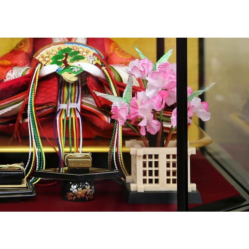 雛人形 久月 ひな人形 雛 ケース飾り 親王飾り 御雛 小三五親王 h043-k