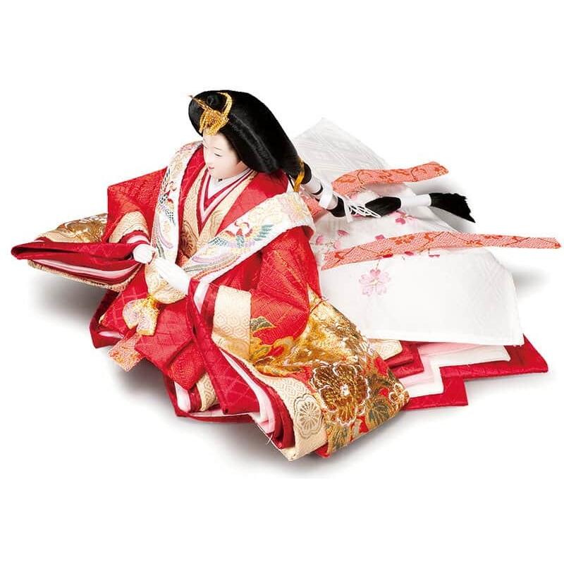 【新入荷】 雛人形 平安豊久 ひな人形 雛 コンパクト収納飾り 親王飾り みよ 金彩 小三五親王揃 天竜杉 h033-mo-304073 HF-087 【SK2242506689】(78371円)