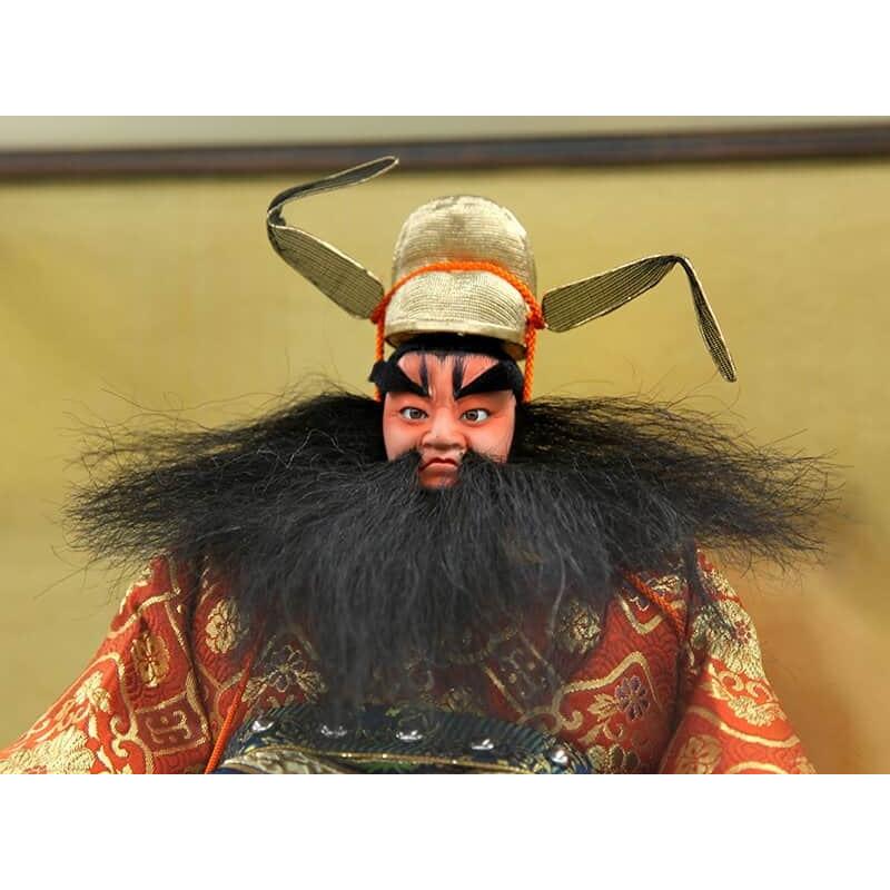 久月 五月人形 鍾馗人形 平飾り 武者人形 5号 極上鍾馗 h035-k-s562