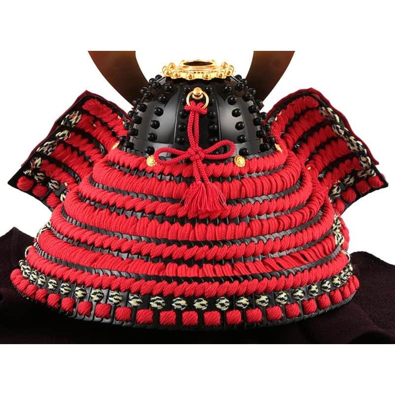 美品　加藤一￼曹作　￼五月人形 兜と刀と弓矢付　工芸品　￼こどもの日 宝童作 五月人形 源義経 兜平飾り 兜飾り 加藤鞆美作 源義経兜 1/3