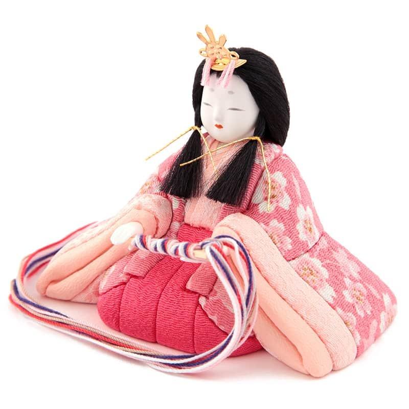 雛人形 コンパクト 一秀 ひな人形 木目込人形飾り 平飾り 親王飾り