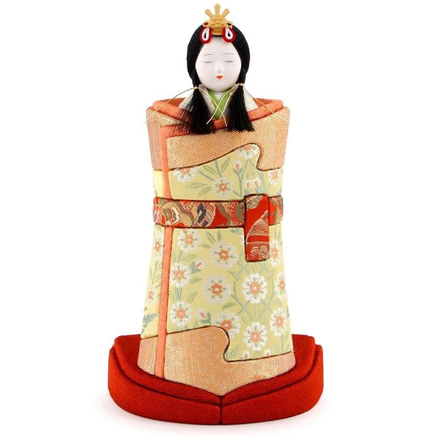 雛人形 コンパクト 一秀 ひな人形 木目込人形飾り ケース飾り 親王飾り