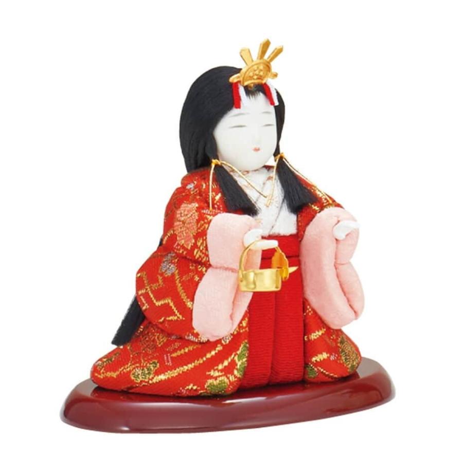 雛人形　木目込み人形　官女 雛人形 コンパクト 一秀 ひな人形 木目込人形飾り 官女単品 木村一秀作