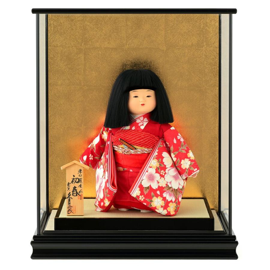 久月 雛人形 ひな人形 雛 浮世人形 ケース入り人形 津田蓬生作 初春