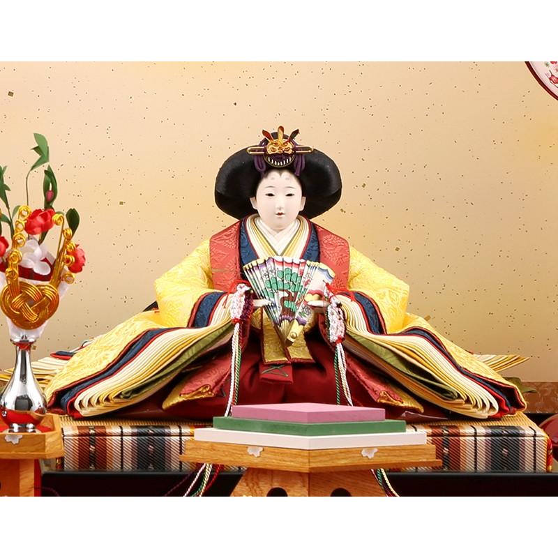 久月 雛人形 ひな人形 雛 平飾り 親王飾り 節句人形工芸士 清水久遊作