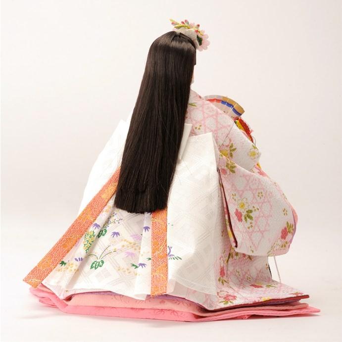 【美品】久月　リカちゃんの雛人形 久月 雛人形 三段 シリアル入 【リカちゃん】【久月×タカラ