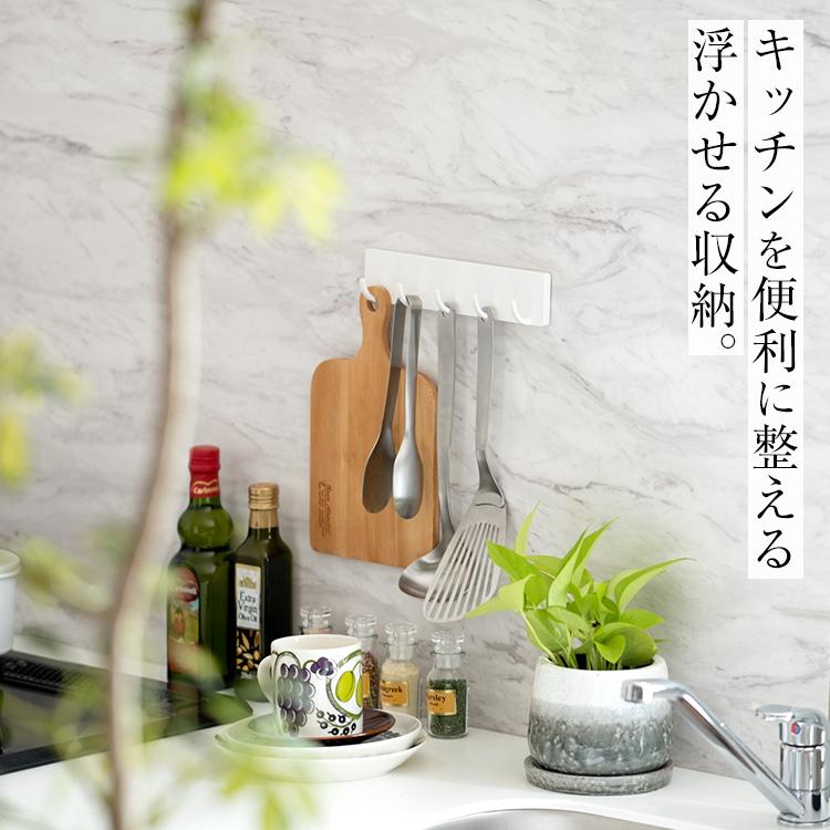 キッチンフック ポゼ５連フック 吸着シート Asvel Pose キッチン おしゃれキッチン ホワイト ギフト アスベル Paypayモール店 通販 Paypayモール