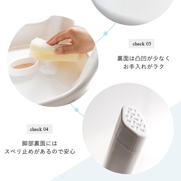 風呂椅子 おしゃれ エミール S 35cm 湯桶 セット アスベル ASVEL EMEAL バスチェア 風呂いす お風呂 イス 椅子 抗菌 高め 洗いやすい S35 カビにくい | アスベル | 11