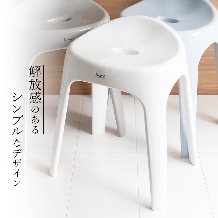 アスベル（ASVEL） 風呂椅子 おしゃれ エミール S 40cm 湯桶 セット