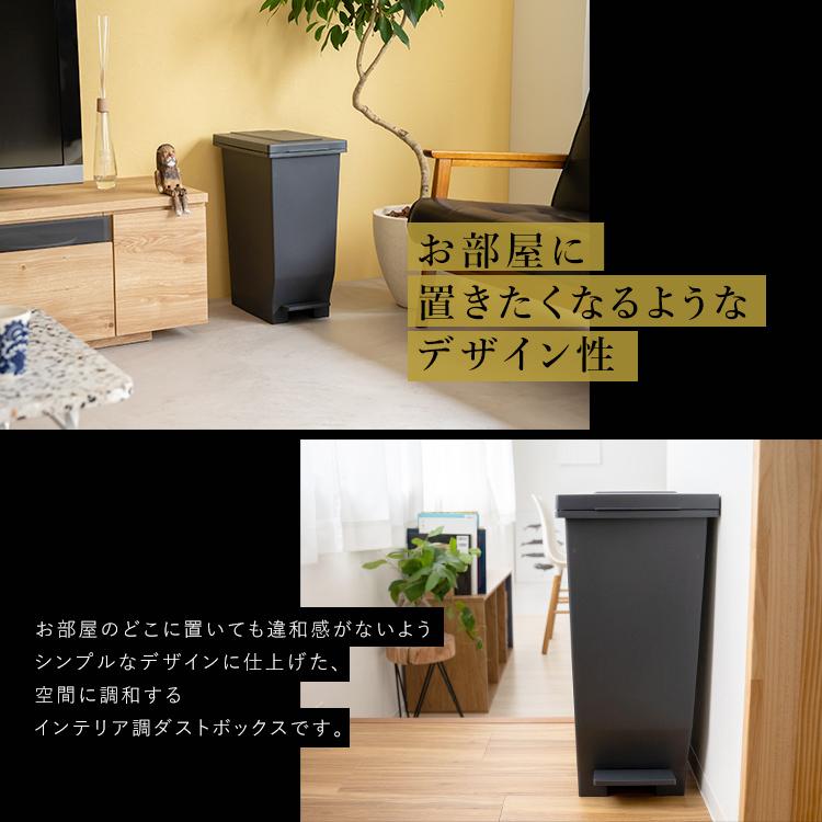 ゴミ箱 おしゃれ キッチン 分別 密閉 ペダル スリム 30リットル 2個 セット アスベル ダストボックス 防臭 分別 30L 蓋付き 大容量 ごみ箱 | アスベル | 15
