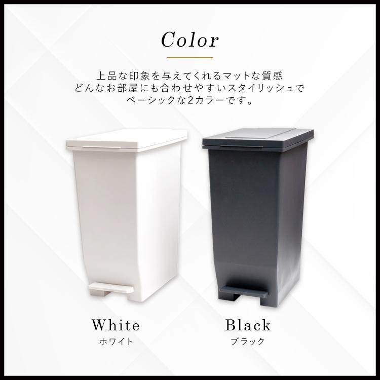 アスベル ゴミ箱 おしゃれ キッチン 分別 密閉 ペダル スリム 45