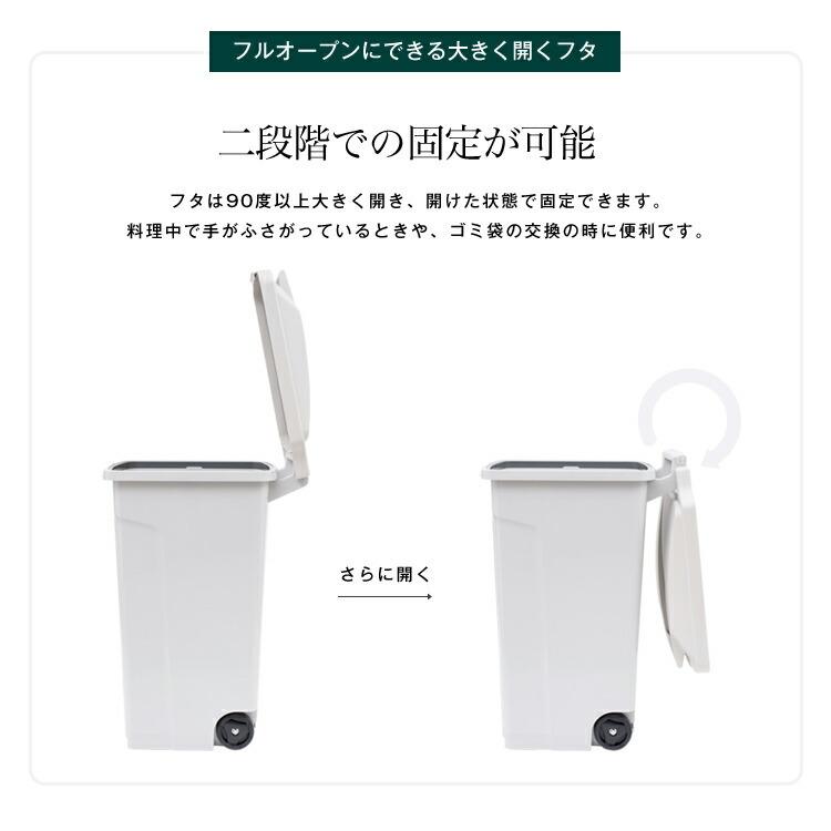 アスベル（ASVEL） ゴミ箱 おしゃれ 屋外 分別 SP ハンドル ペール 90