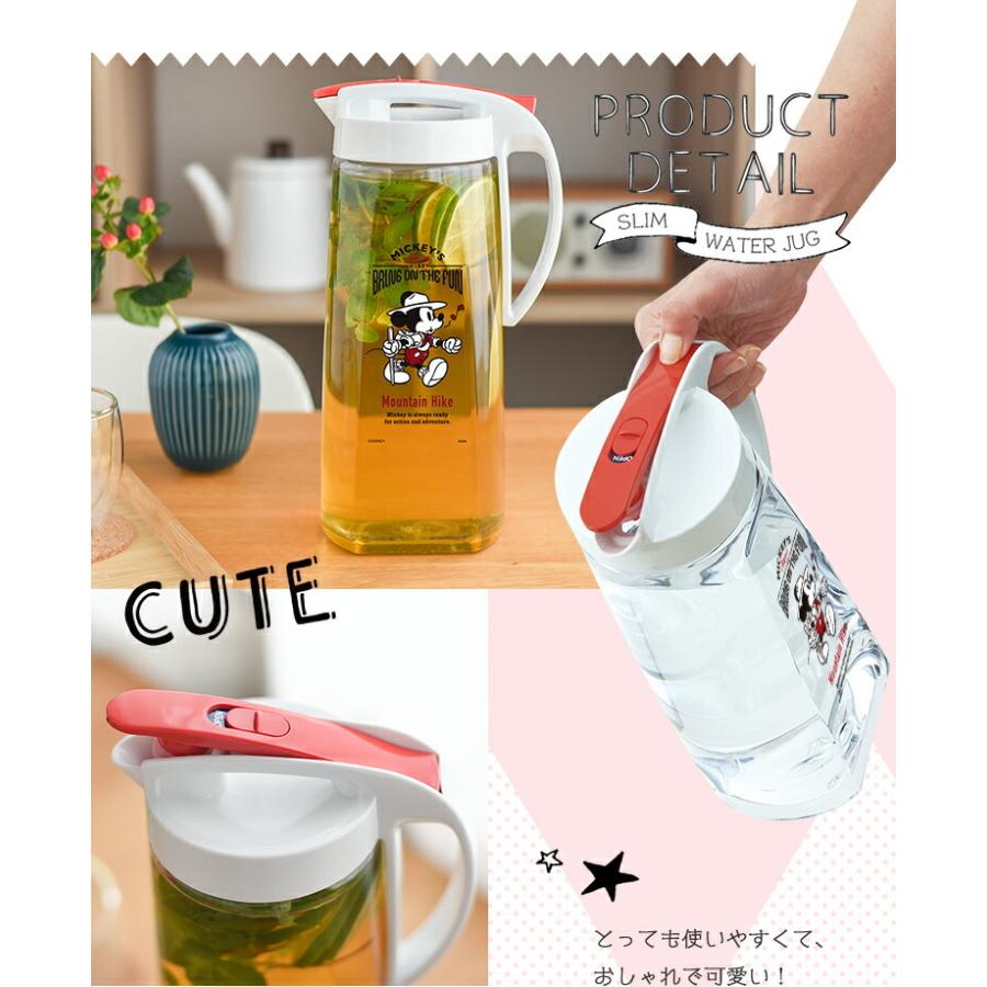 冷水筒 ドリンク ビオ 2100c ２本セット アスベル Asvel Vio 耐熱 横置き 水差し ピッチャー 洗いやすい 2l おしゃれ 全国どこでも送料無料 ディズニー Disney 2リットル 麦茶ポット