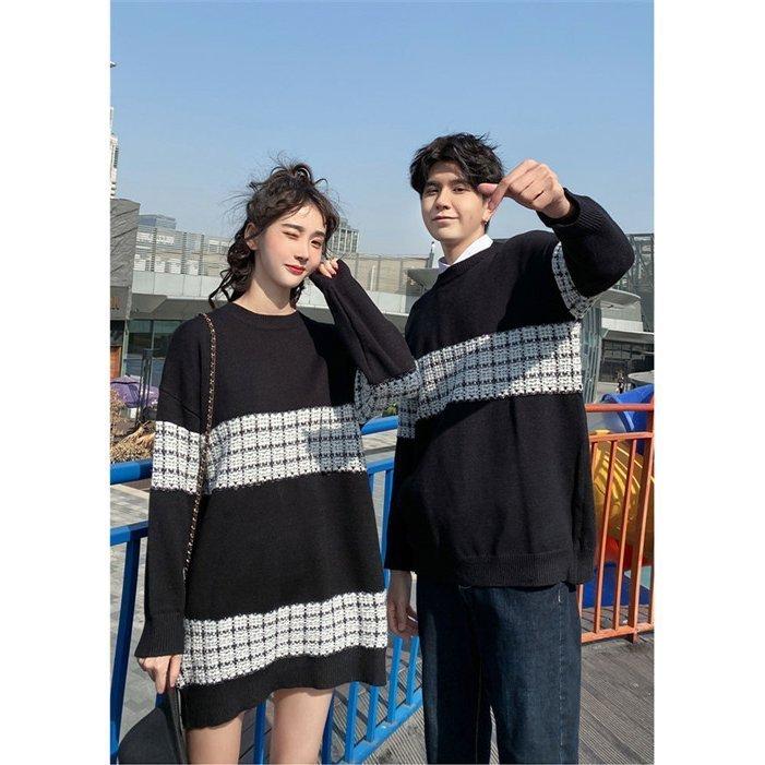 冬バーゲン 服 お揃い カップル ペアルック ニット セーター ペアルック 秋 プレゼント ブランド ニット セーター ペアルック カップル 冬 ニット セーター カラー 男 Panero Shop