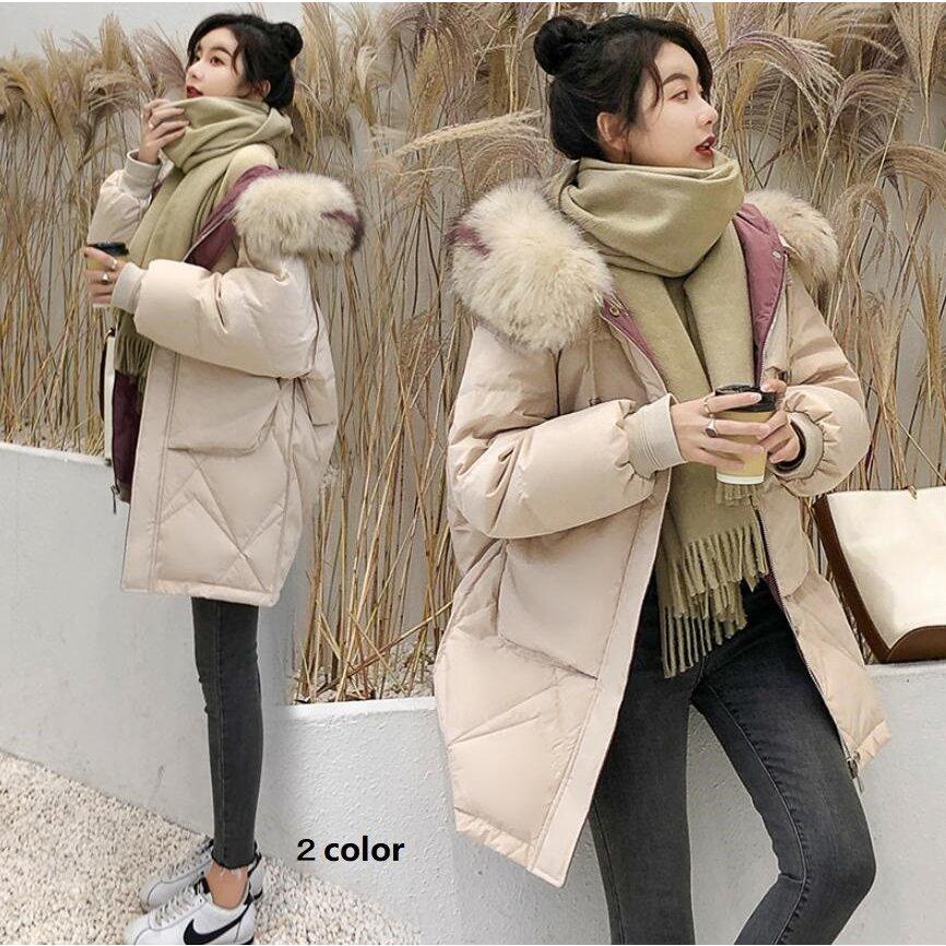 超目玉 軽量 ダウンジャケット 防風 Ol 通勤 おしゃれ 厚手 アウター フード付き 防寒性抜群 冬服 ダウンコート ファーコート カジュアル ミディアム丈コート ダウンジャケットレディース 秋冬 防寒 コート アウター Www Reinnec Cl