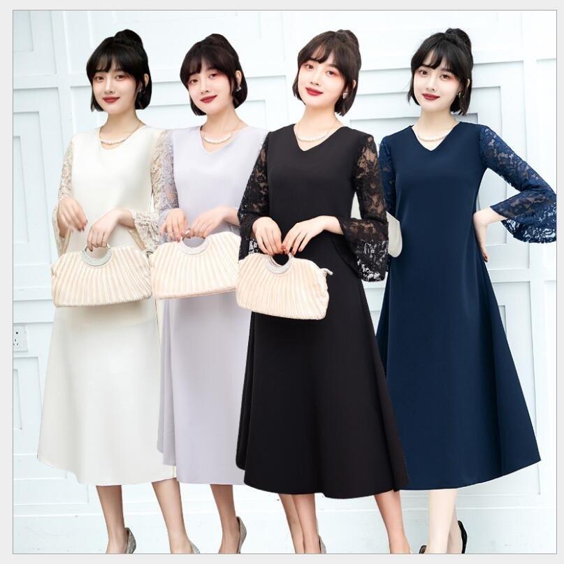 21年最新海外 大きいサイズ ワンピース 結婚式 カラードレス 袖あり パーティードレス 代 ミセス 上品 フォーマル 同窓会 成人式 披露宴 二次会 お呼ばれ 50代 40代 30代 パーティドレス 欠品の場合はメールにてご連絡いたします ご了承ください はい 了承済み
