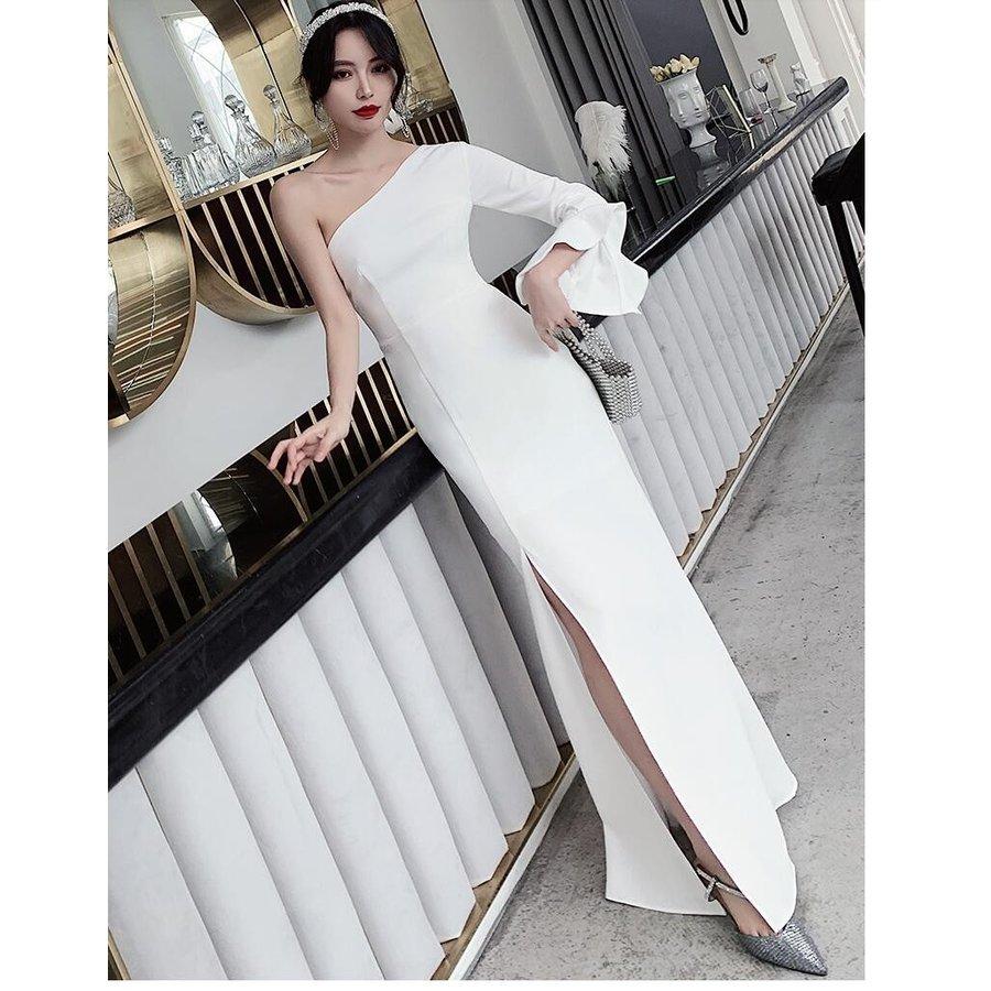 全国総量無料で パーティードレス セクシー ウエディングドレス マーメイドドレス 上品 発表会 演奏会 謝恩会 二次会 披露宴 大きいサイズ 結婚式ドレス スリットワンピース カラードレス お届け方法によって納期が違う 了解です Www Quantumbytestore Com