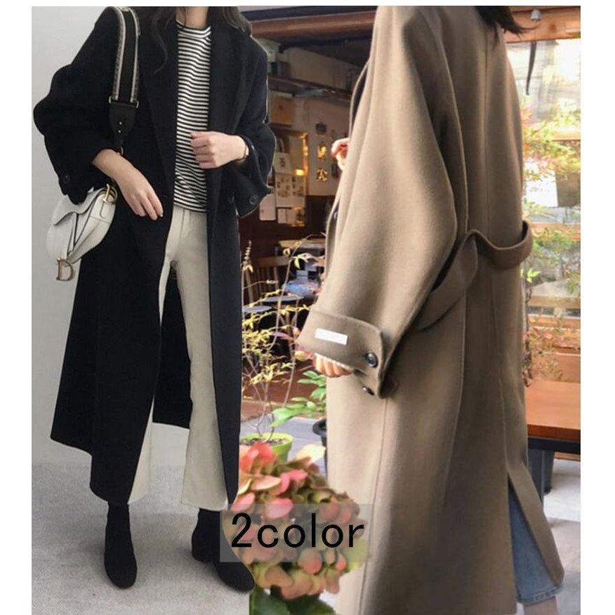 人気ブランド 韓国風 秋服 ライトアウター スプリングコート チェスターコート ロング丈コート レディース トレンチコート カジュアル おしゃれ 50代 40代 30代 オーバー トレンチコート 欠品の場合はメールにてご連絡いたします ご了承ください はい 了承済み