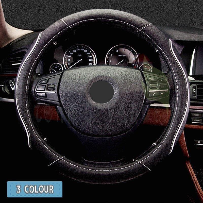 ハンドルカバー ステアリングカバー 車 38cm 軽自動車 普通車 オシャレ カー用品 ドライブ 簡単装着 内装パーツ Wm Asy 通販 Yahoo ショッピング