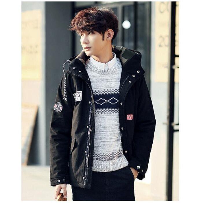 中綿ジャケット メンズ ミリタリージャケット メンズ コート ファー フード付き アウター 綿入れ 厚手 防寒 防風17年 冬