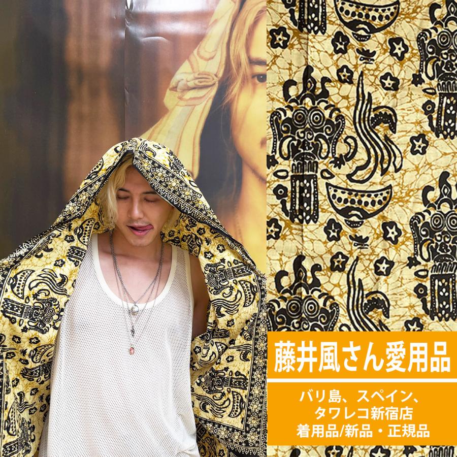 藤井風さん愛用 インドネシアバティック スカーフ風 お揃い 推し活 藤井風さん愛用 インドネシアバティック スカーフ風 お揃い 推し