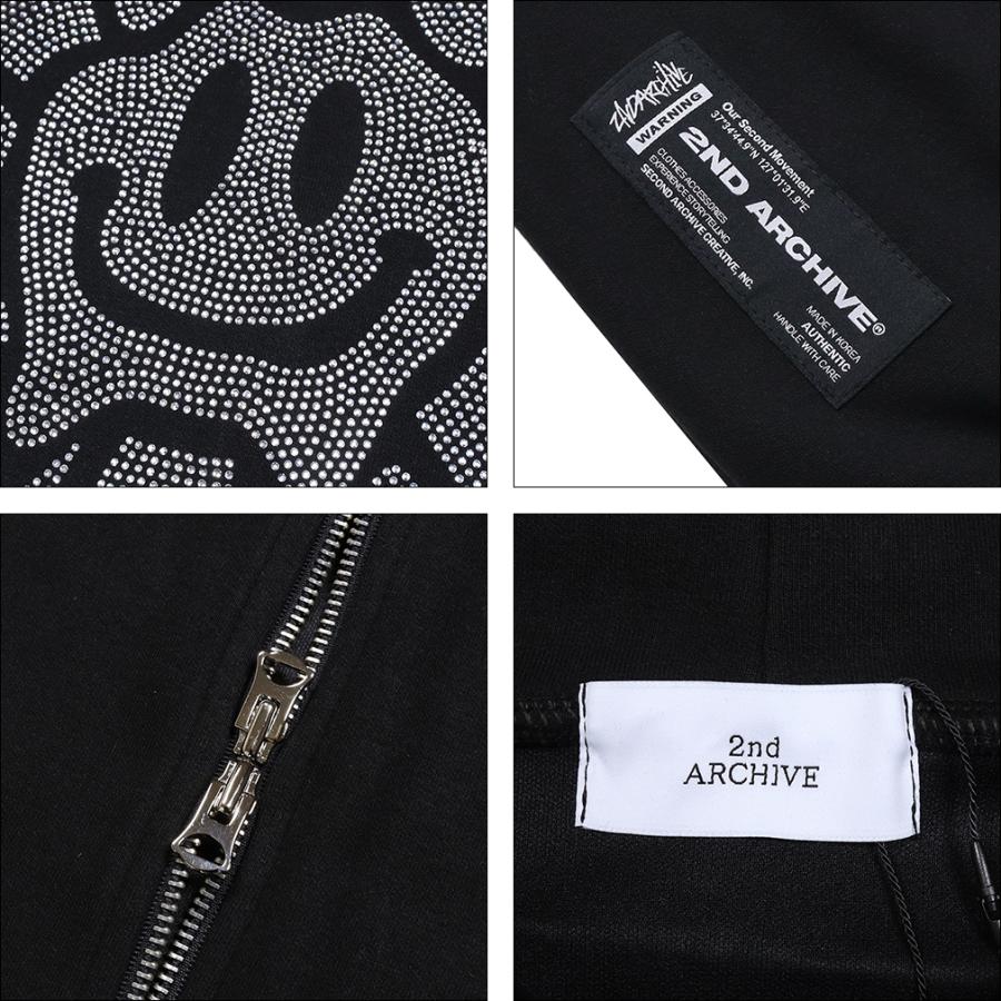 爆買 【並行輸入品】セカンドアーカイブ ジップアップパーカー 2ND ARCHIVE フーディ トップス メンズ レディース ブランド 大きいサイズ おしゃれ |  | 16