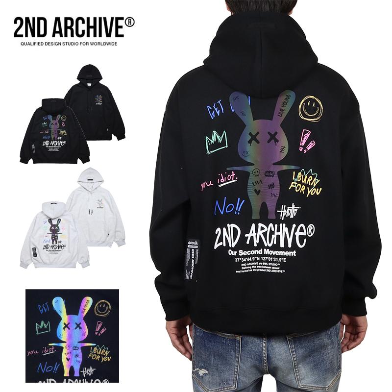 【並行輸入品】セカンドアーカイブ プルオーバーパーカー 2ND ARCHIVE フーディ トップス メンズ レディース ブランド 大きいサイズ おしゃれ | 