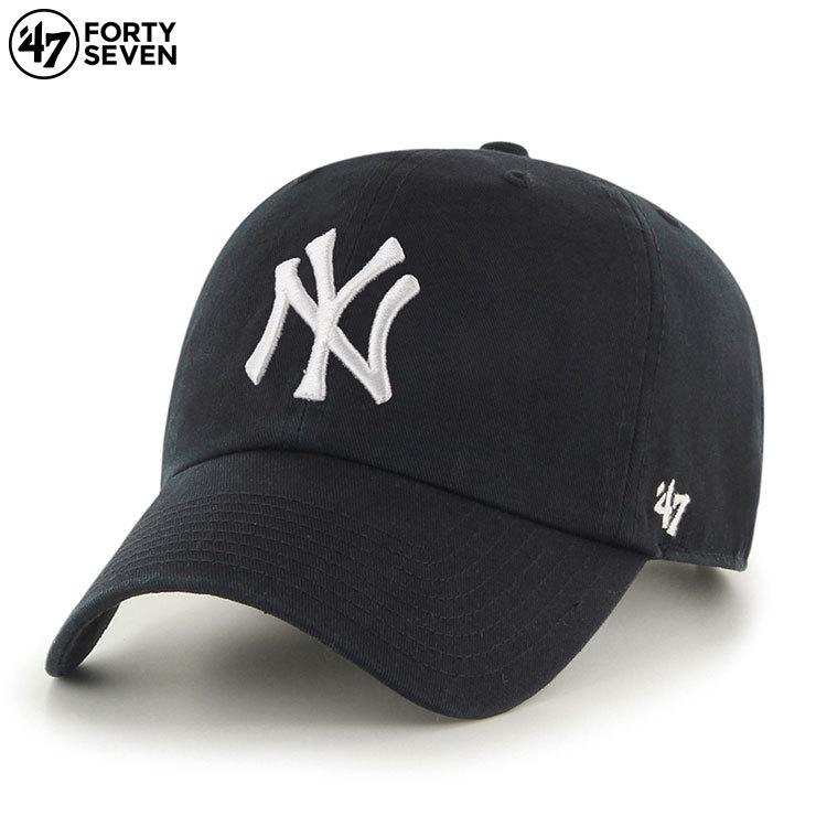 35 Off ブランド 大きいサイズ レディース メンズ キャップ フォーティーセブンブランド Brand 47 Yankees Black Up Clean 47 キャップ サイズ Free