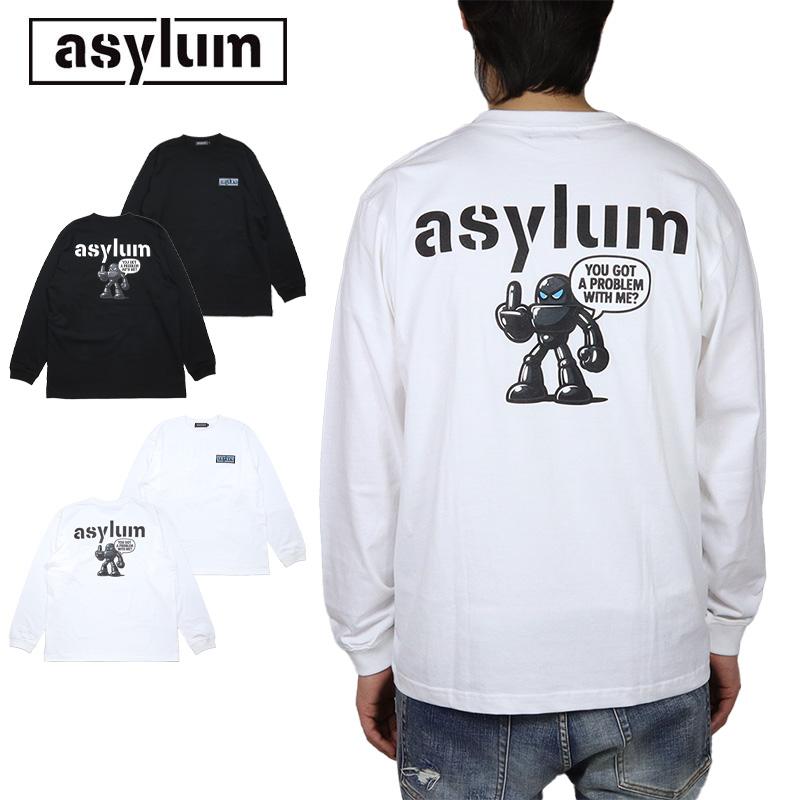 アサイラム Tシャツ ASYLUM 当店オリジナルアイテム ロンT 長袖 メンズ レディース ブランド 大きいサイズ |  | 03