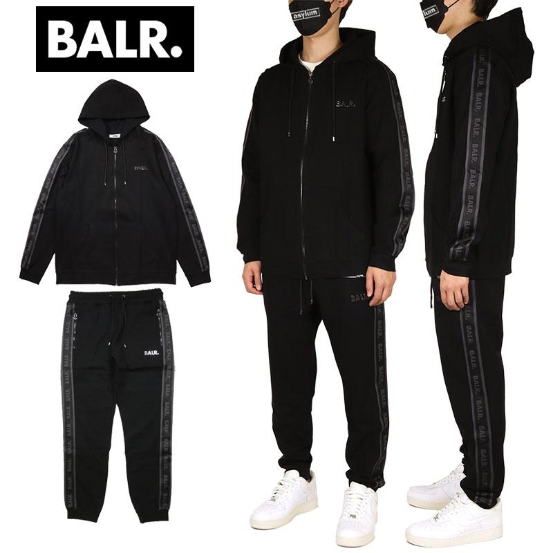 ボーラー セットアップ BALR. ジップアップパーカー スウェットパンツ メンズ ブランド 大きいサイズ おしゃれ 人気 ジャージ ブラック 黒  041 : balr041 : ASYLUM - 通販 - Yahoo!ショッピング