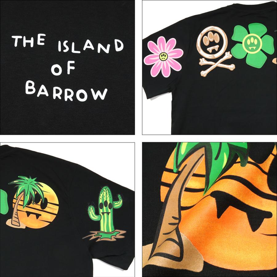 【BARROW】ロゴ プリント コットン 半袖 クルーネックTシャツ BARROW セール開催中 バロー Tシャツ バロウ 半袖Tシャツ メンズ