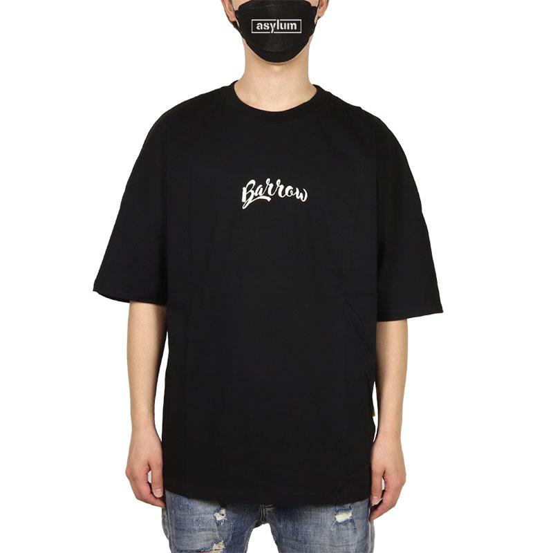 【新品・タグ付】BARROW Tシャツ バックプリント ビッグロゴ ブラック M BARROW 【並行輸入品】バロー Tシャツ 半袖 トップス メンズ