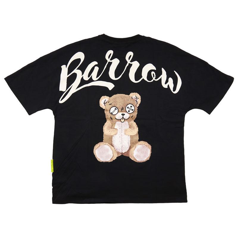 【新品・タグ付】BARROW Tシャツ バックプリント ビッグロゴ ブラック M BARROW 【並行輸入品】バロー Tシャツ 半袖 トップス メンズ