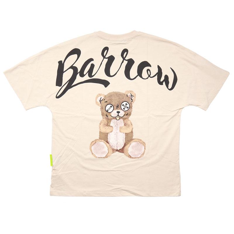 【新品・タグ付】BARROW Tシャツ バックプリント ビッグロゴ ブラック M BARROW 【並行輸入品】バロー Tシャツ 半袖 トップス メンズ