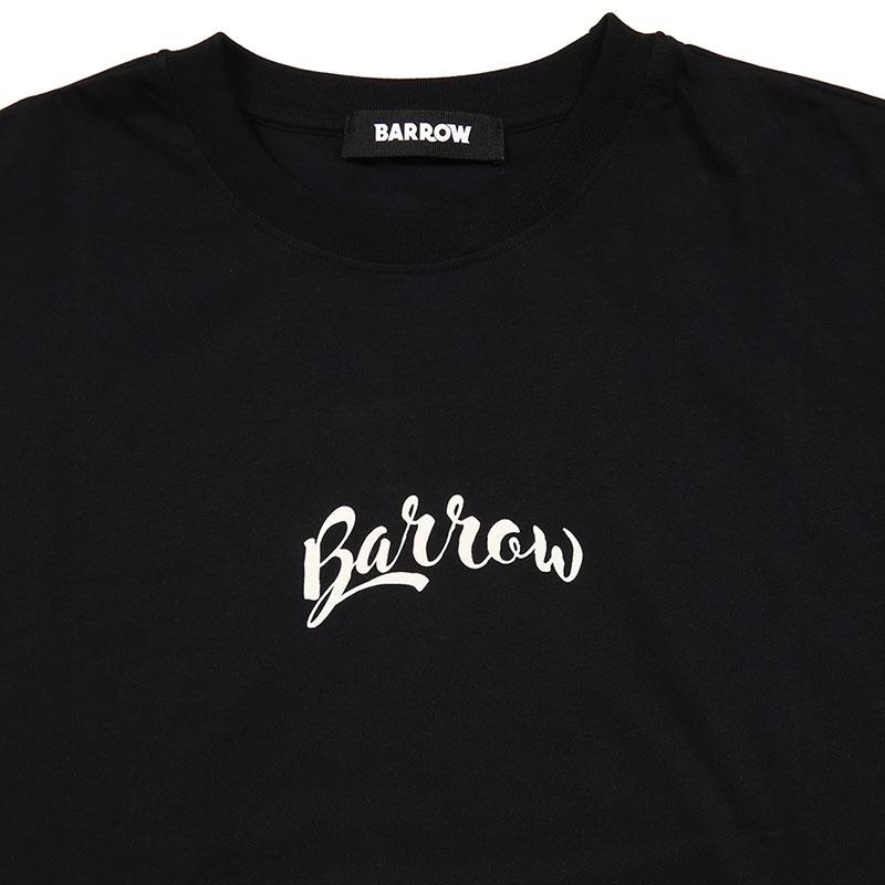 【新品・タグ付】BARROW Tシャツ バックプリント ビッグロゴ ブラック M BARROW 【並行輸入品】バロー Tシャツ 半袖 トップス メンズ