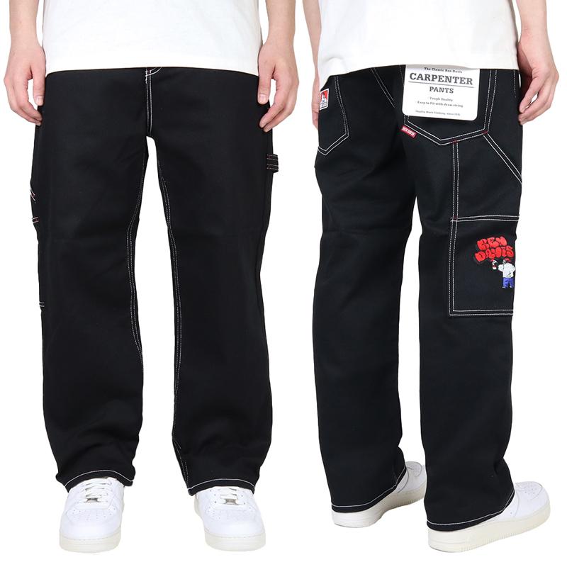 【BEN DAVIS 】ブラック ストレートレッグデニム 2025年最新】BEN DAVIS メンズ デニム・ジーンズの人気アイテム