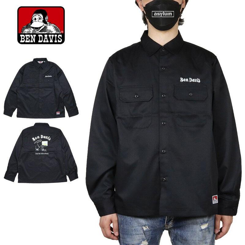 BEN DAVIS（ベンデイビス） 長袖シャツ ワークシャツ メンズ