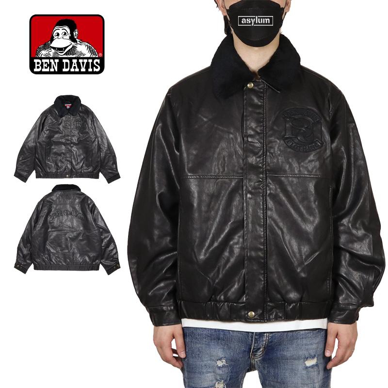 BEN DAVIS ベンデイビス レザー ジャケット XL BEN DAVIS（ベンデイビス） レザージャケット メンズ レディース