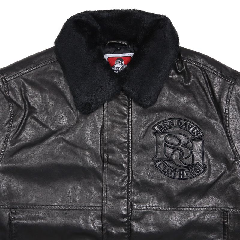 BEN DAVIS レザージャケット XL 黒 BEN DAVIS（ベンデイビス） 革ジャン ライダース 「BEN DAVIS/ベン